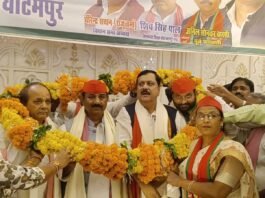 घाटमपुर में सपा प्रदेश अध्यक्ष श्याम लाल पाल का जोरदार स्वागत, चुनावी तैयारियों पर हुआ मंथन